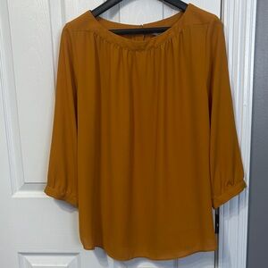 Reitmans Mustard Blouse